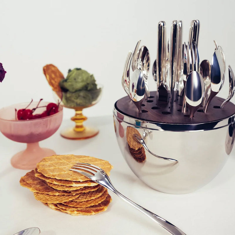 Christofle Mood Easy 24 Silver Piece Set, Silver Plated Cutlery Set with Chest