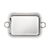 Christofle Vertigo, Silver Plated Rectangular Mediumn Tray with two handles, 26 cm x 20 cm