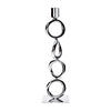 Christofle Vertigo, Silver Plated Four-Ring Candlestick
