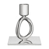 Christofle Vertigo, Silver Plated One-Ring Candlestick