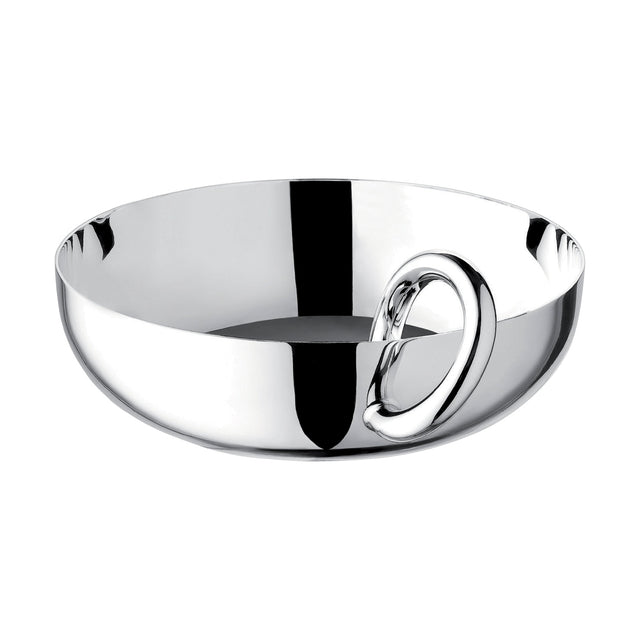 Christofle Vertigo, Silver Plated Snack/Trinket Bangle Bowl, Medium 14 cm