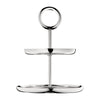 Christofle Vertigo, Silver Plated 2-Tier Dessert Stand