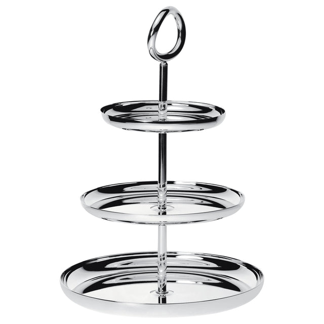 Christofle Vertigo, Silver Plated 3-Tier Pastry Stand