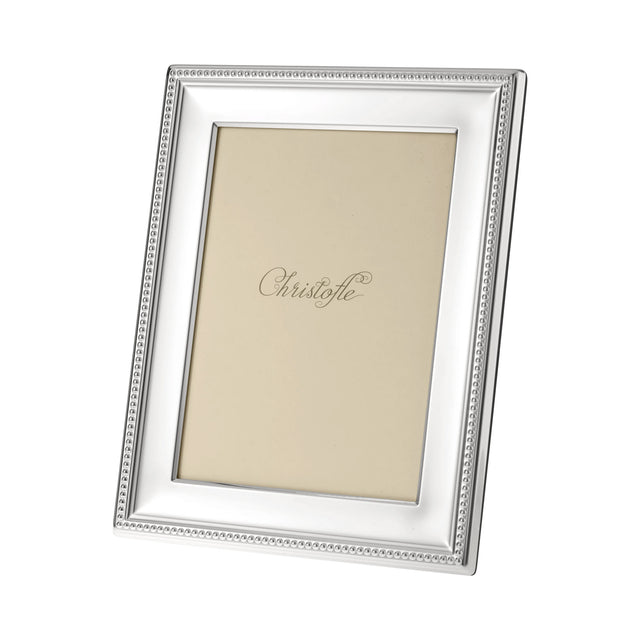 Christofle Perles, Silver Plated Picture Frame, 10 cm x 15 cm