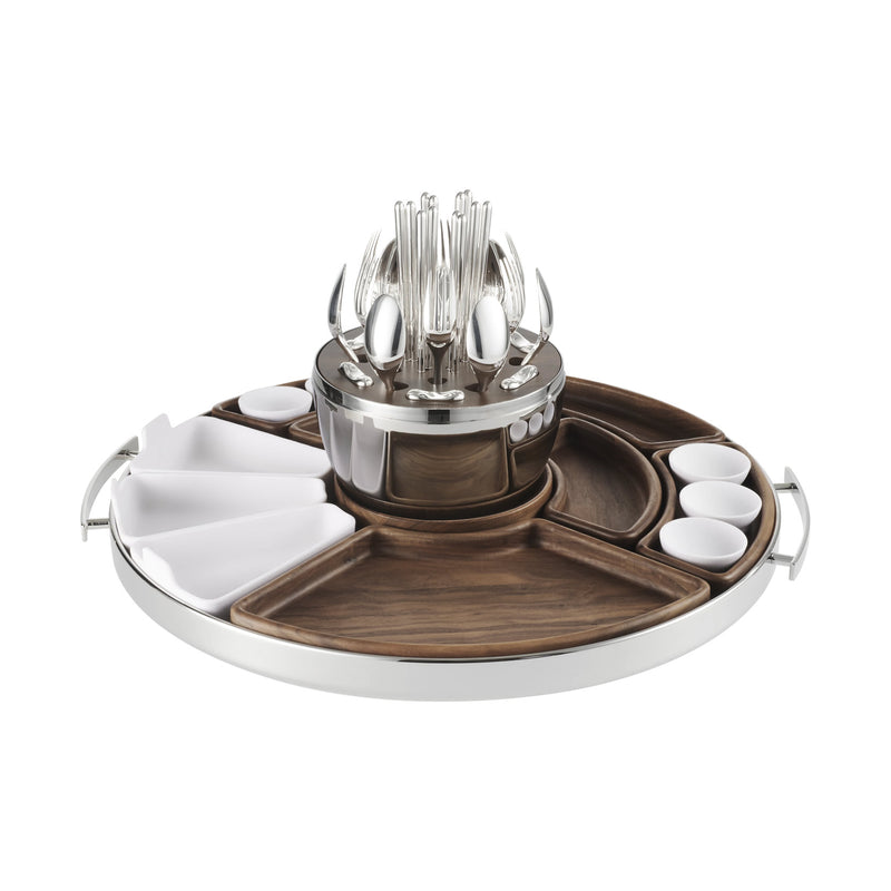 Christofle Mood Asia Stainless Steel Tray
