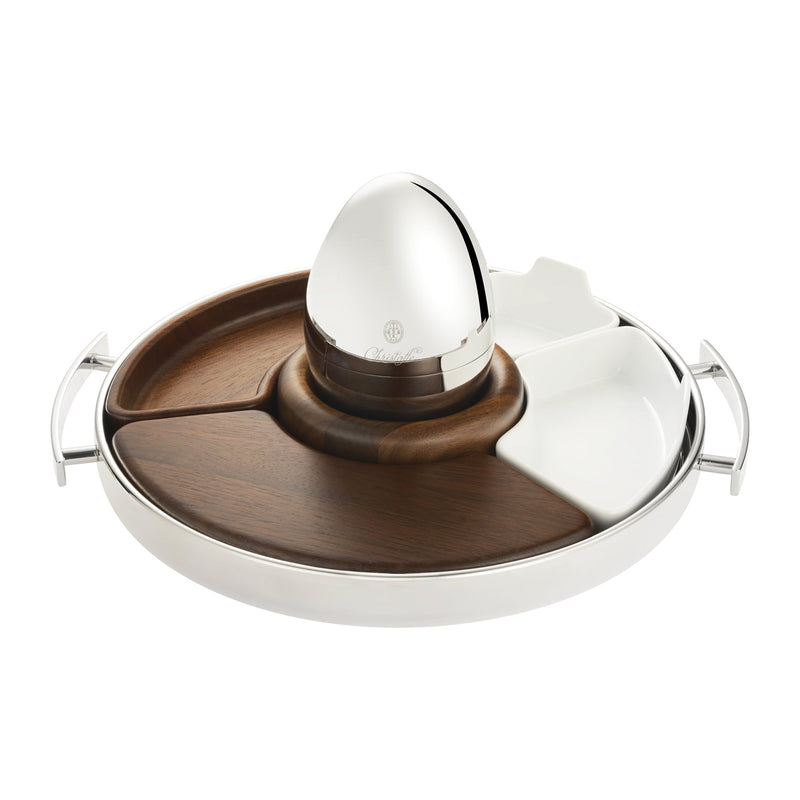 Christofle Mood Coffee Le Petit Stainless Steel Tray