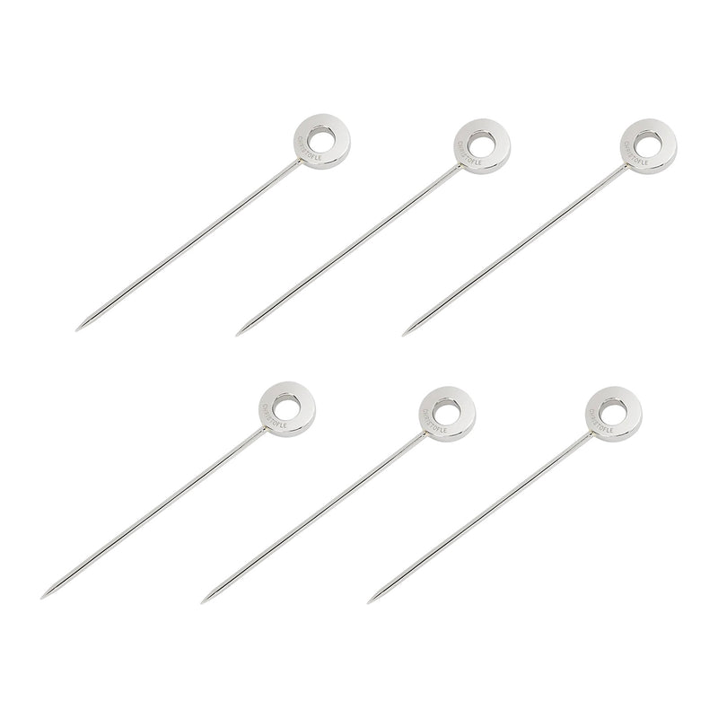 Christofle Oh de Christofle, Stainless Steel Cocktail Picks, Set of 6