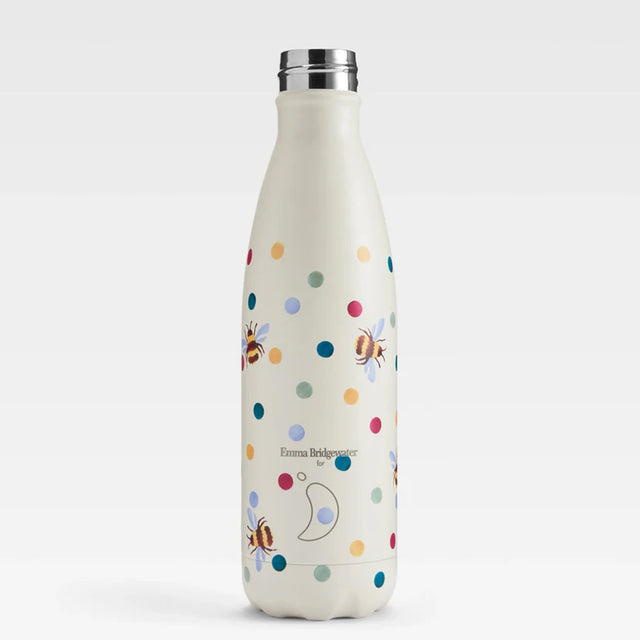 Chilly's 500ml Emma Bridgewater Polka Dot and Bees Bottle