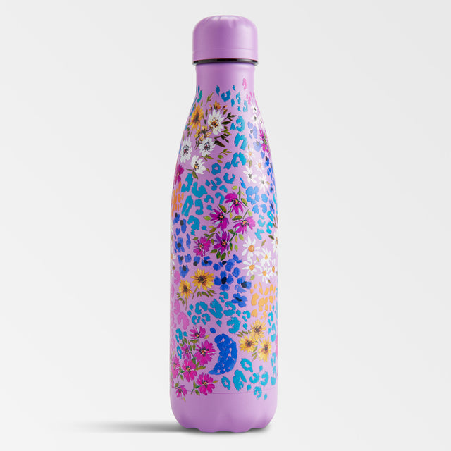 Chilly's 500ml Floral Leopard Blossom Bottle