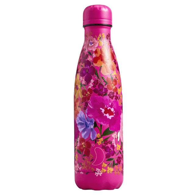 Chilly's 500ml Series 2 Floral Multi Meadow Water Bottle