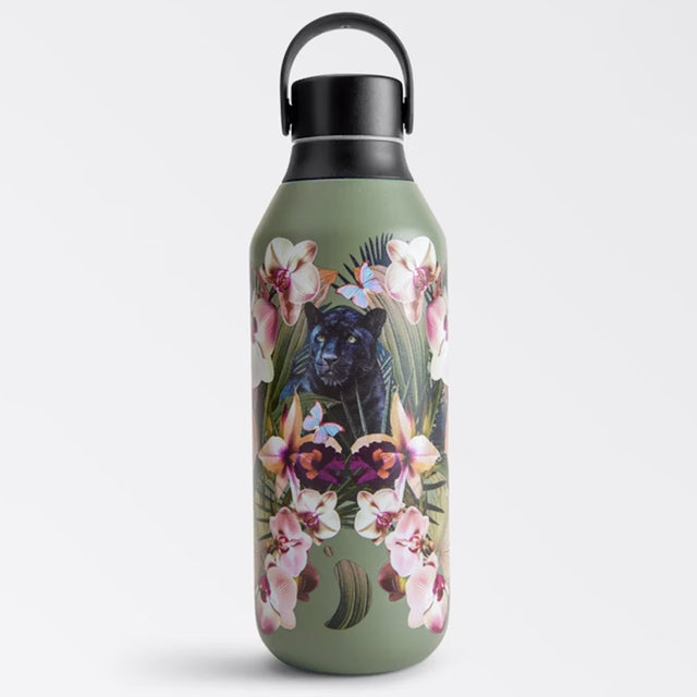 Chilly's 500ml Series 2 Botanical Orchid Panther Bottle