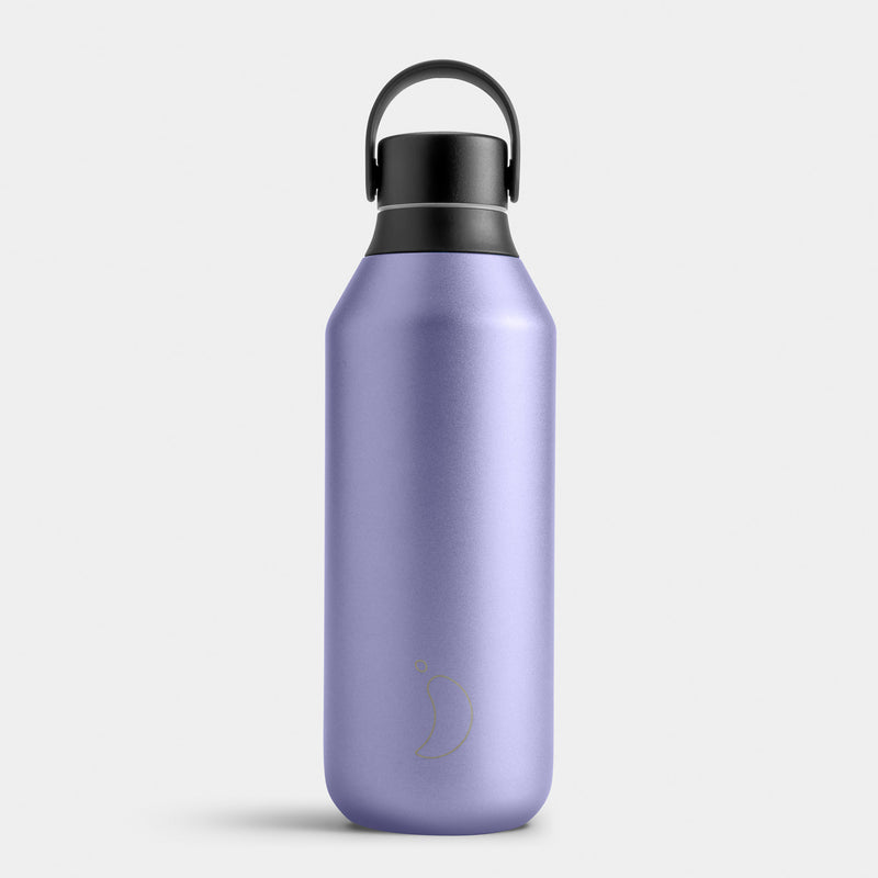Chilly's 500ml Series 2 Matte Metallic Lavender Water Bottle