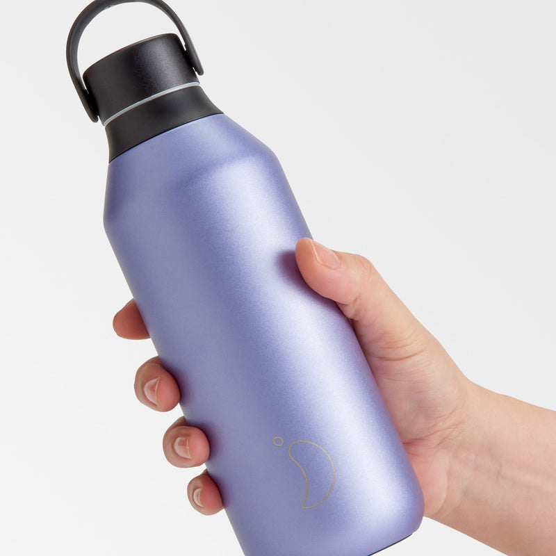 Chilly's 500ml Series 2 Matte Metallic Lavender Water Bottle