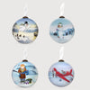 The Snowman Set of 4, Christmas Decoration, The Snowman by Tom Martin