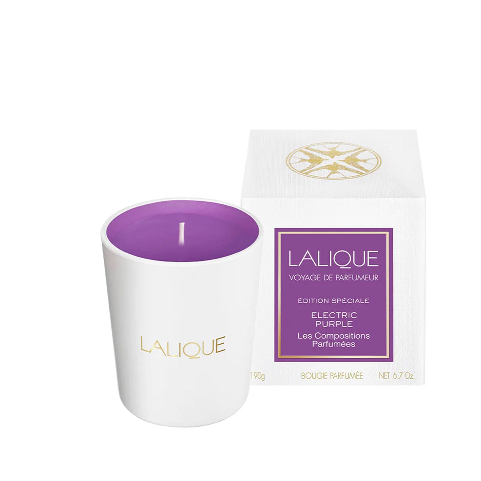 Lalique Crystal Plume Blanche 1901, Scented Candle – David Shuttle Ltd