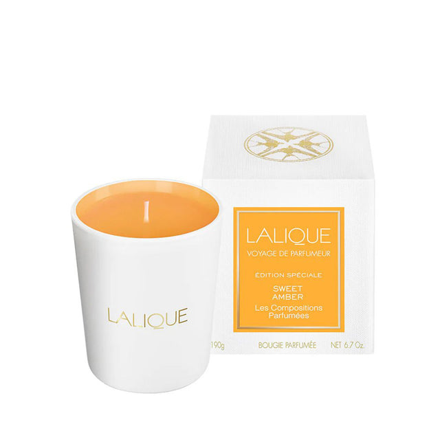 Lalique Sweet Amber, Scented Candle