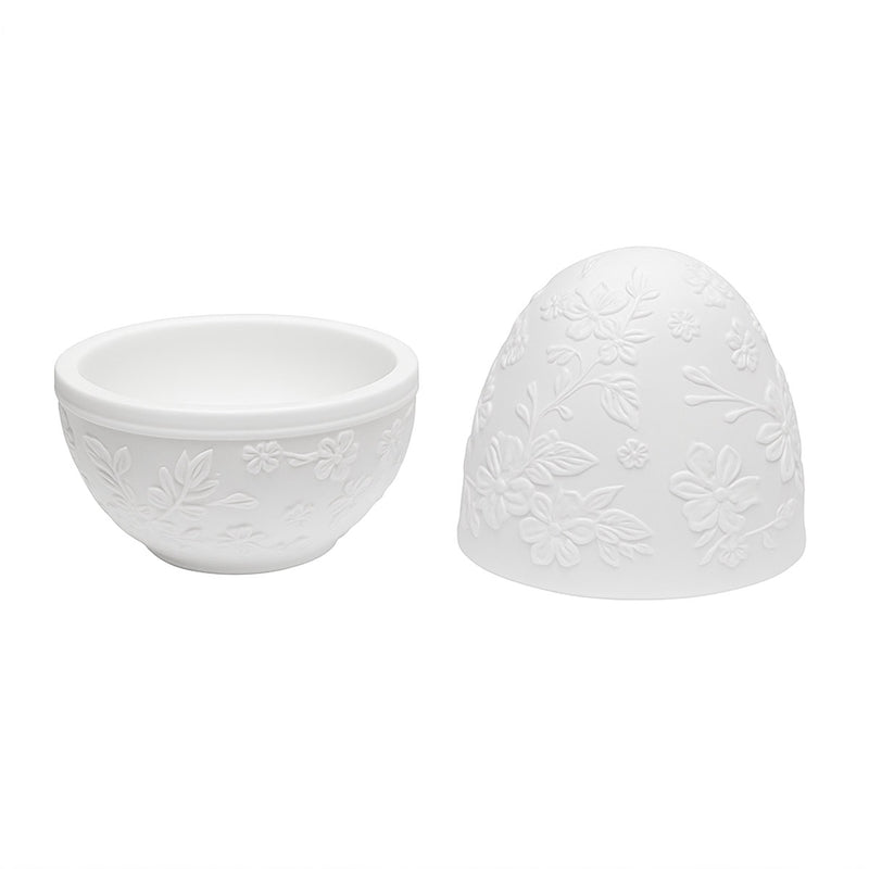 Glow by Welino Blossom Faberge Style Porcelain Medium Tealight