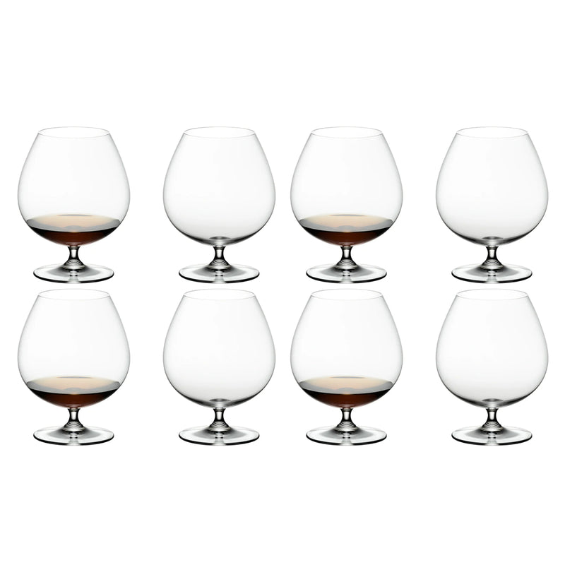 Riedel Vinum Bar Brandy Glasses, Set of 8