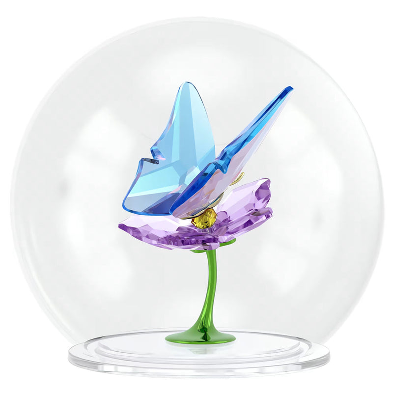 Swarovski Idyllia Glass Ball Butterfly and Flower