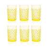 Klimchi Citrine Hobnail Tumblers (set of 6)
