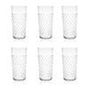 Klimchi Clear Hobnail Tumblers Large (set of 6)