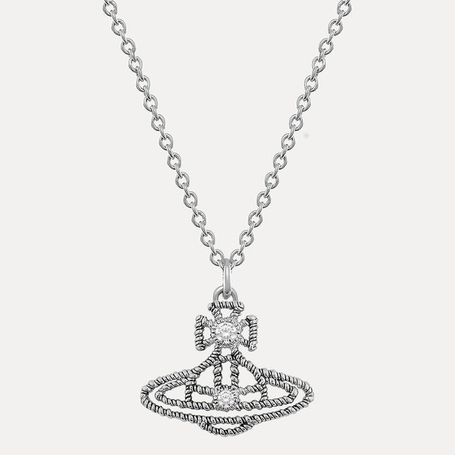 Vivienne Westwood Coretta Pendant, Platinum Plated