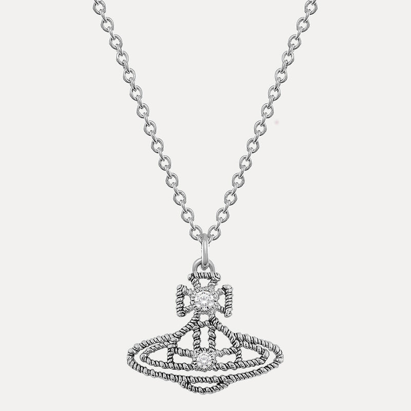 Vivienne Westwood Coretta Pendant, Platinum Plated