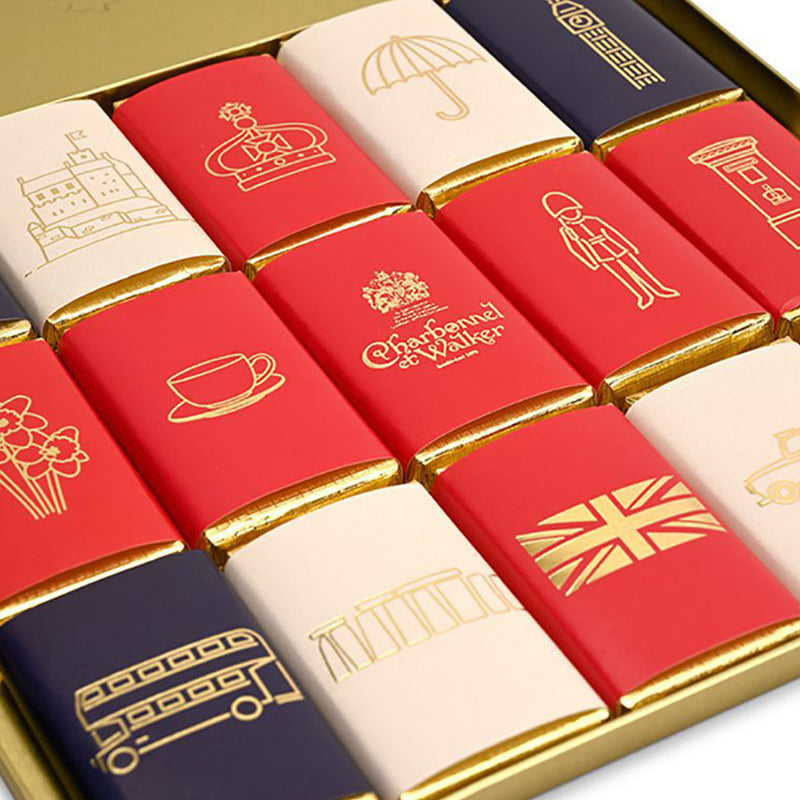 Charbonnel et Walker Union Jack Keepsake Tin with Mini Milk Chocolate Bars