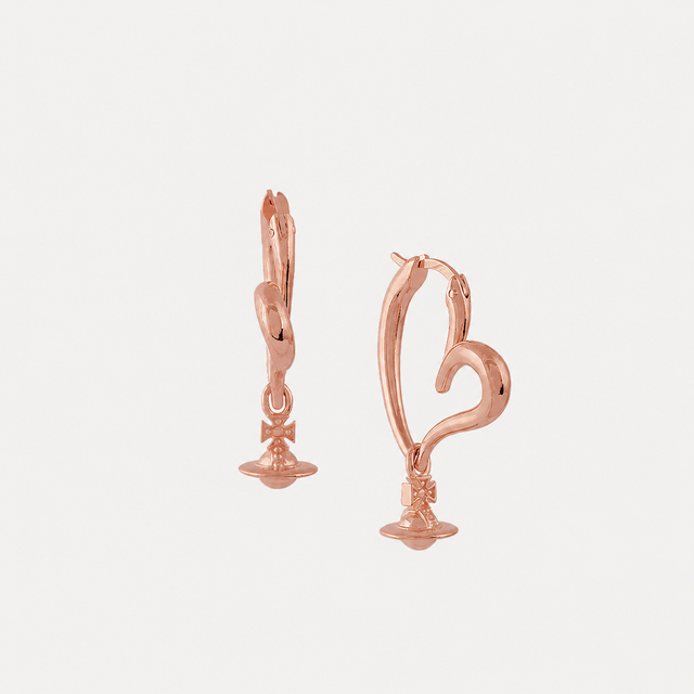 Vivienne Westwood Emily Earrings, Rose Gold Plated