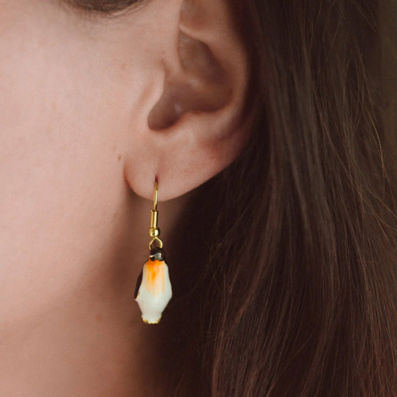 Bill Skinner Penguin Drop Earrings