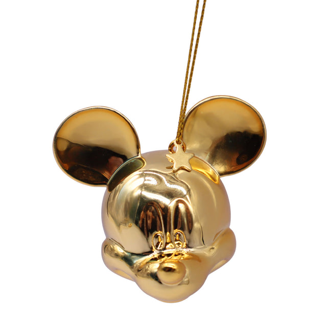 Christmas Inspirations Mickey Gold Head Ornament