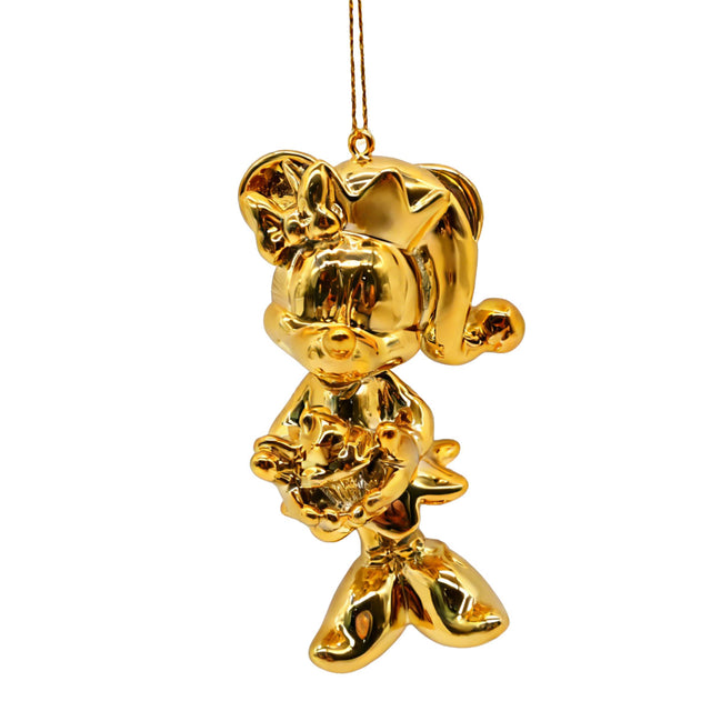 Christmas Inspirations Minnie Cupcake Gold Ornament
