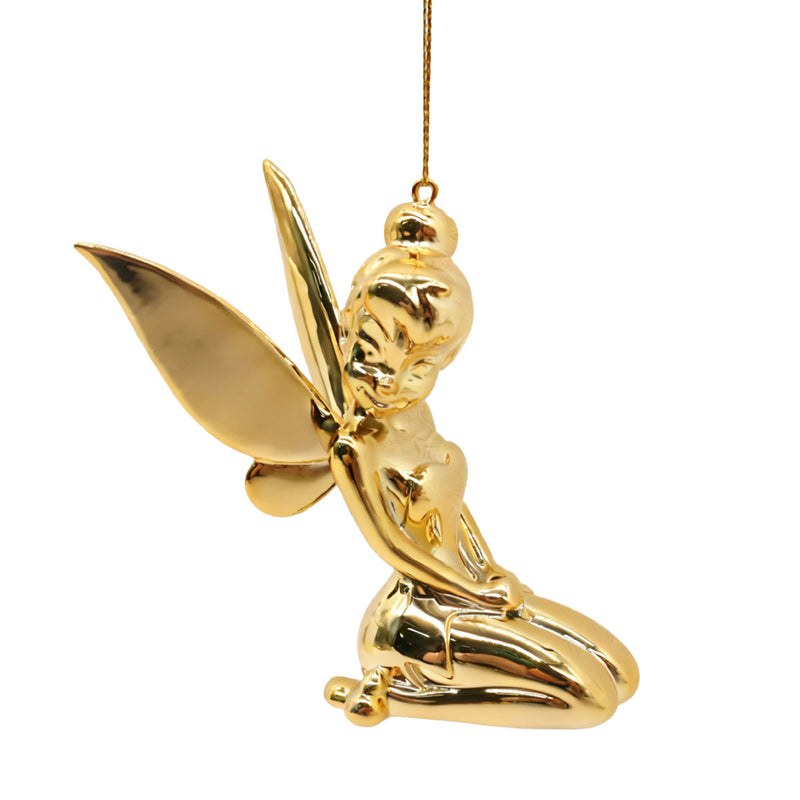 Christmas Inspirations Tinkerbell Sitting Gold Ornament