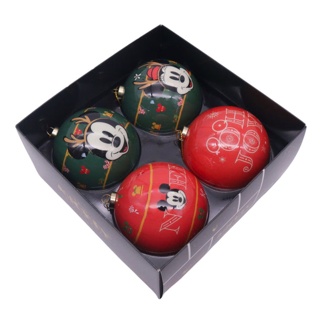 Christmas Inspirations Mickey & Friends Ornaments, Set of 4