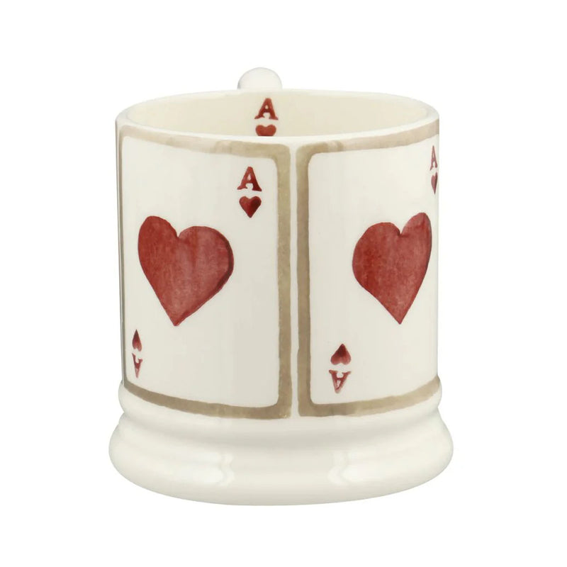 Emma Bridgewater Ace Of Hearts 1/2 Pint Mug