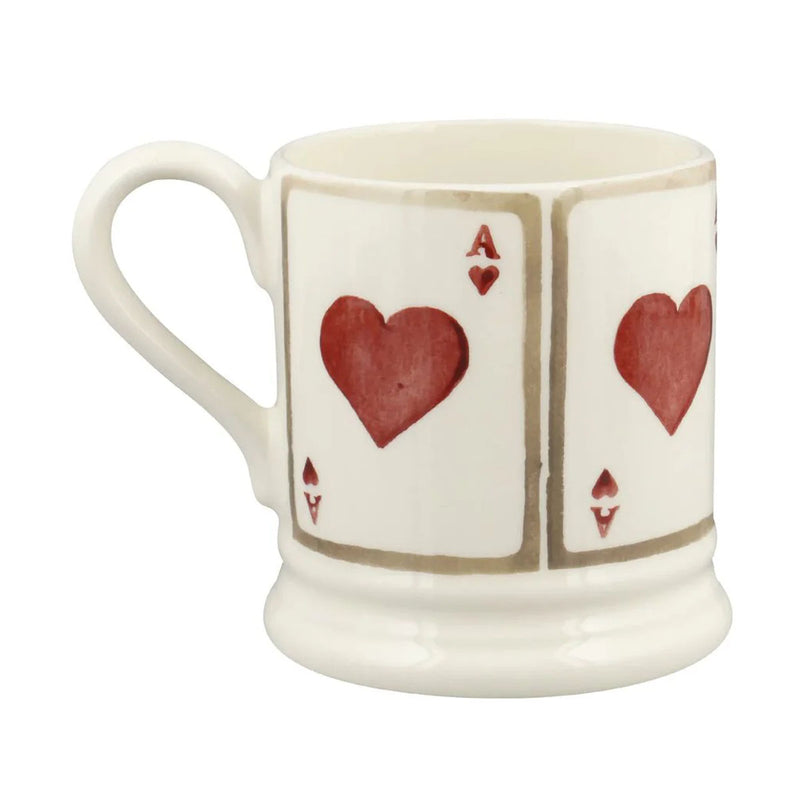 Emma Bridgewater Ace Of Hearts 1/2 Pint Mug