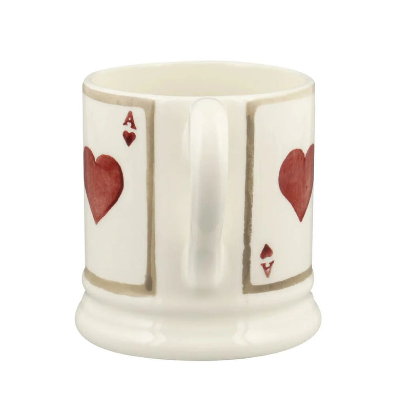 Emma Bridgewater Ace Of Hearts 1/2 Pint Mug