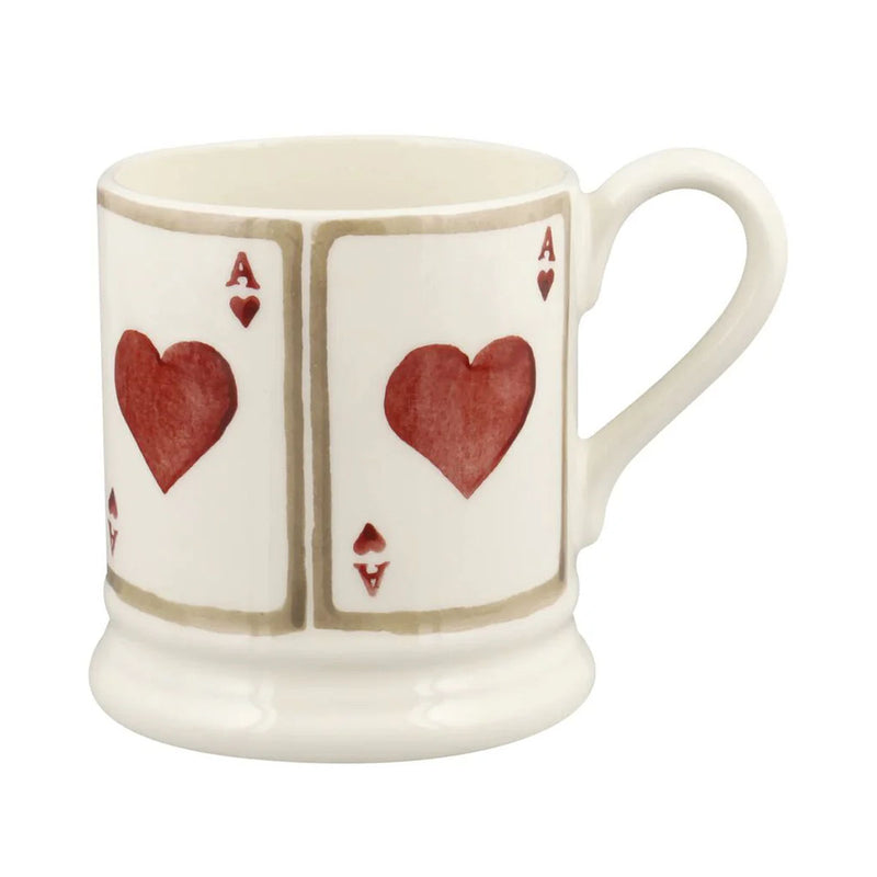 Emma Bridgewater Ace Of Hearts 1/2 Pint Mug