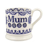 Emma Bridgewater Blue Hen & Border Mum 1/2 Pint Mug