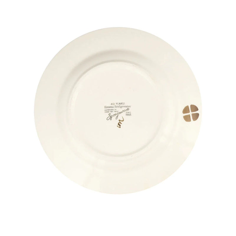 Emma Bridgewater Hot Cross Buns Medium Dinner Plate, 8.5 Inch