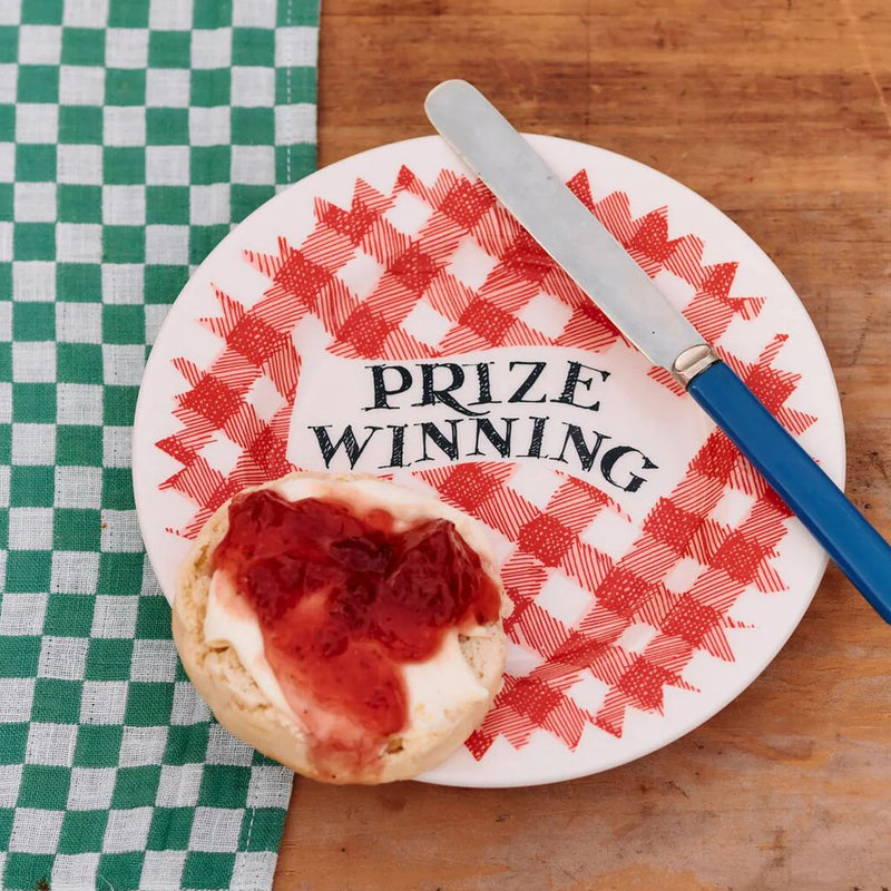 Emma Bridgewater Red Gingham Prize Winning Small Side Plate, 6.5 Inch