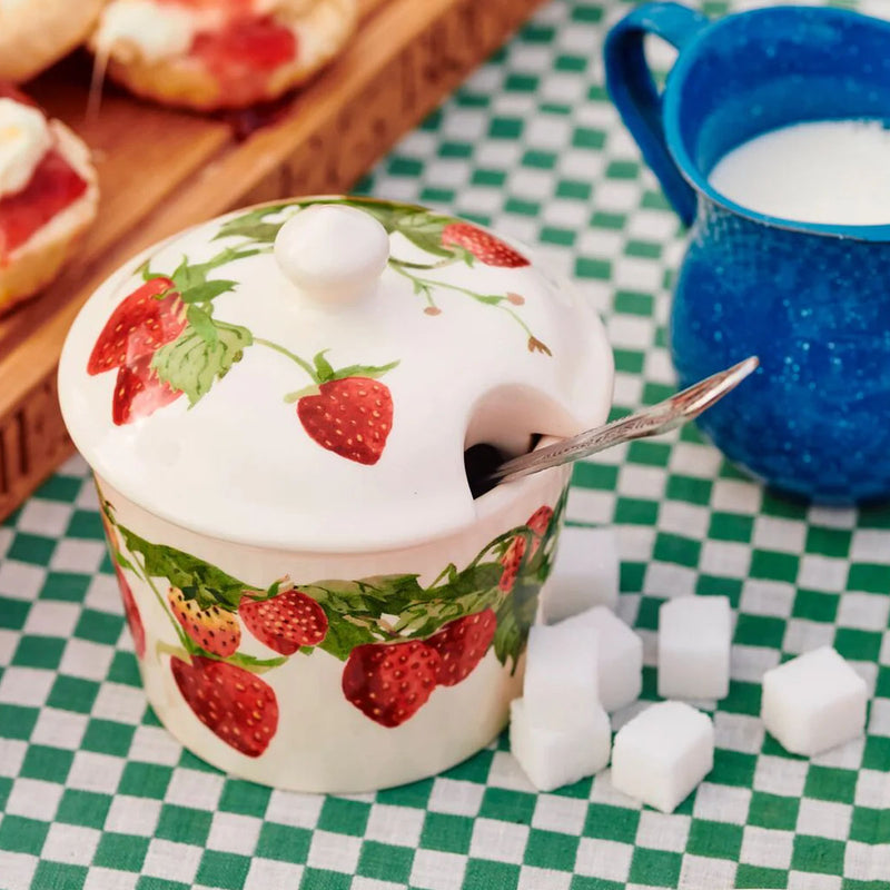 Emma Bridgewater Strawberries Large Sugar Pot