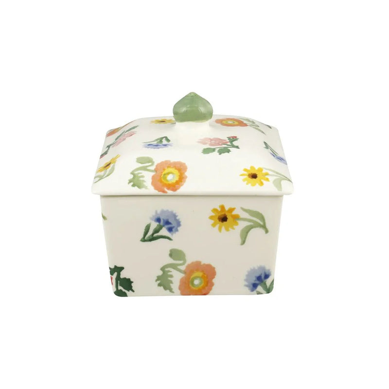 Emma Bridgewater Poppies & Pinks Small Butter Dish