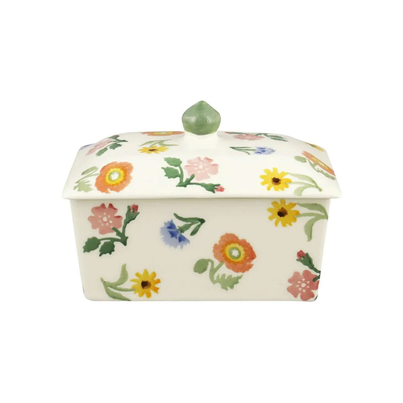 Emma Bridgewater Poppies & Pinks Small Butter Dish