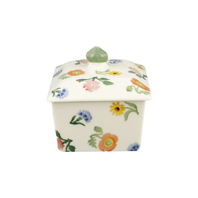 Emma Bridgewater Poppies & Pinks Small Butter Dish