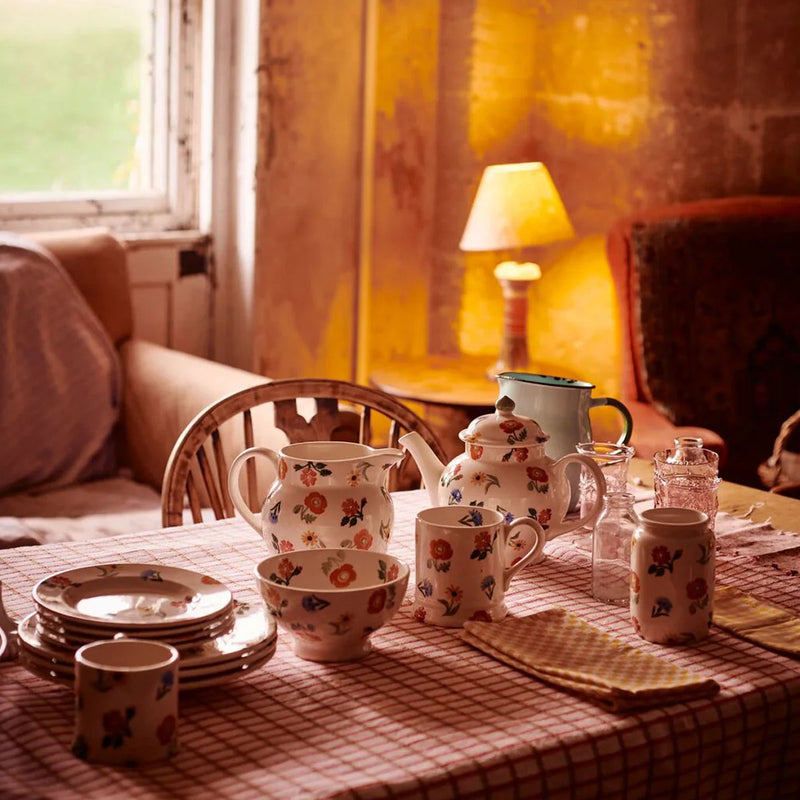 Emma Bridgewater Poppies & Pinks Small Butter Dish