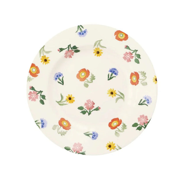 Emma Bridgewater Poppies & Pinks Medium Dinner Plate, 8.5 Inch