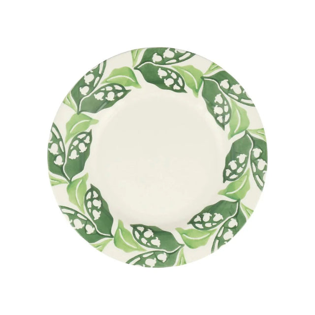 Emma Bridgewater Lily Of The Valley Medium Dinner Plate, 8.5 Inch