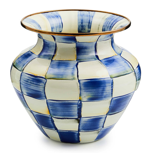 Mackenzie-Childs Royal Check Large Vase