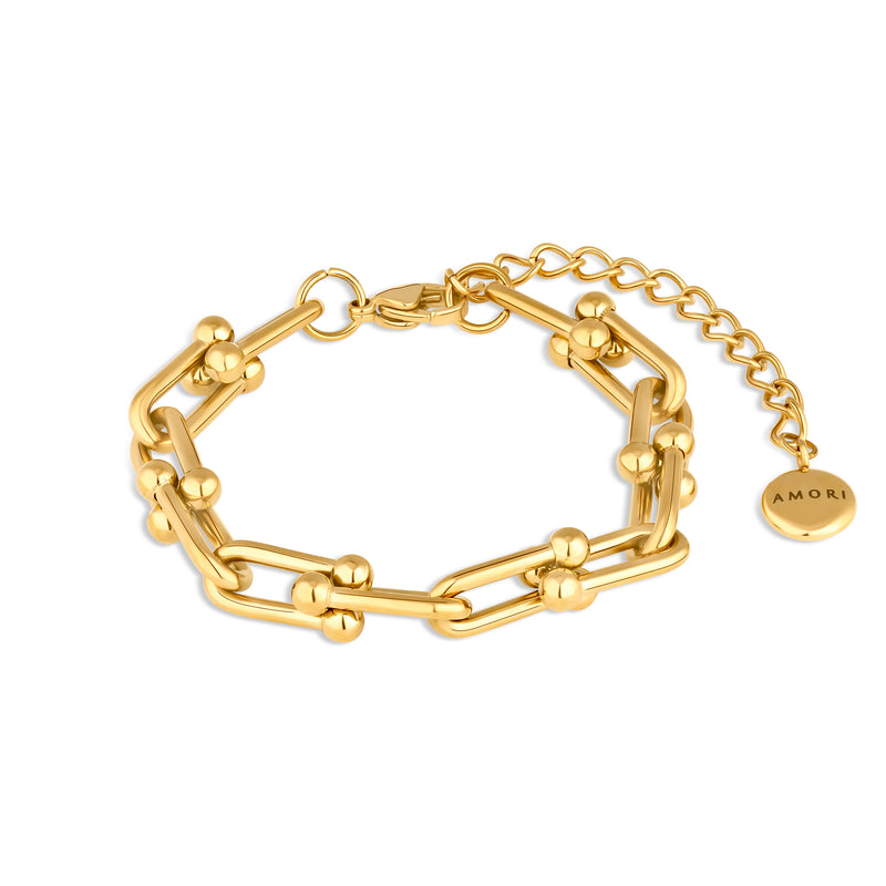 Amori Eva Lock Bracelet Gold